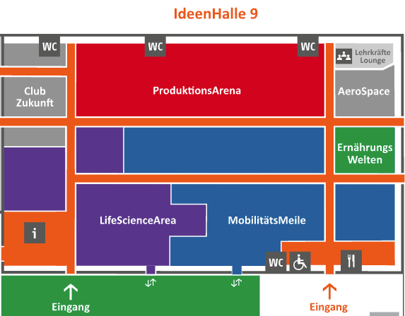 Lageplan Halle 9 Lageplan Halle 9