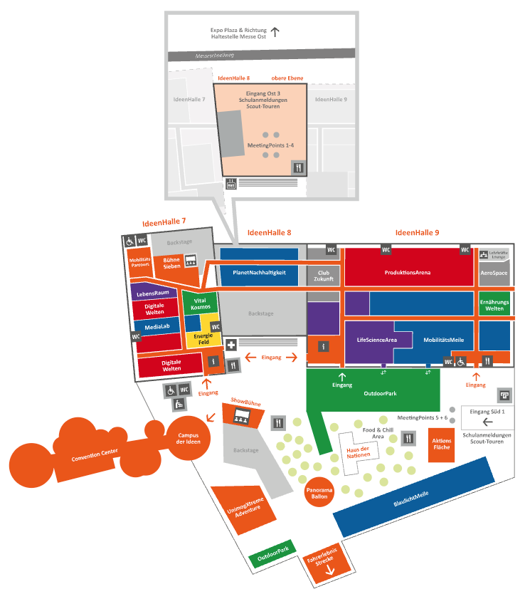 Lageplan IdeenExpo 2026 Lageplan IdeenExpo 2026